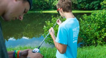 Getting ready to fish